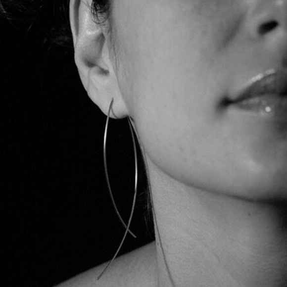 Jewelry - RALEIGH | Chic Dainty Minimalist Loop Earrings